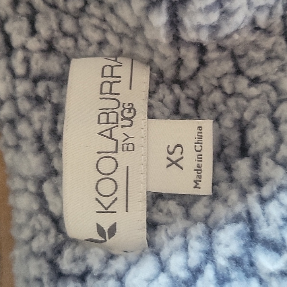 UGG KOOLABURRA Hooded Sherpa Vest Open Front Pockets Cozy Comfy Layering Winter - Picture 7 of 8